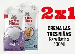 Makro Las tres niñas crema para batir oferta