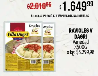 Makro Villa d'agri ravioles variedad oferta