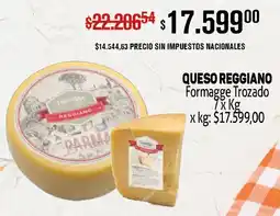 Makro Parma queso reggiano formagge trozado oferta