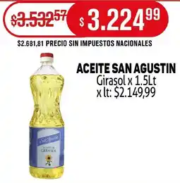 Makro San agustin aceite girasol oferta