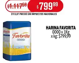 Makro Favorita 0000 harina oferta