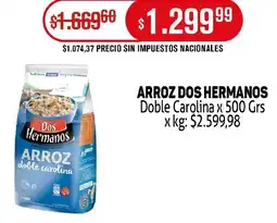 Makro Dos hermanos arroz doble carolina oferta