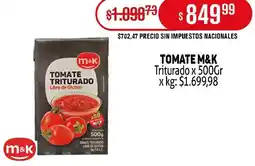 Makro M&K Tomate triturado oferta