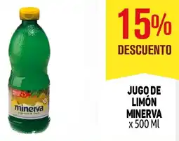 Makro Minerva jugo de limón oferta