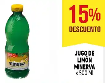 Makro Minerva jugo de limón oferta