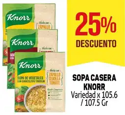 Makro Knorr sopa casera oferta
