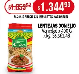 Makro Don Elio Lentejas oferta