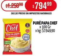 Makro Chef Puré de Papas oferta
