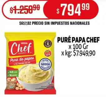 Makro Chef Puré de Papas oferta