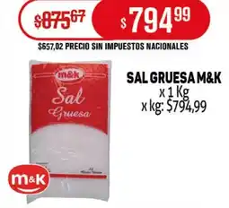 Makro M & K Sal Gruesa oferta