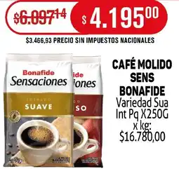 Makro Bonafide café molido sens oferta