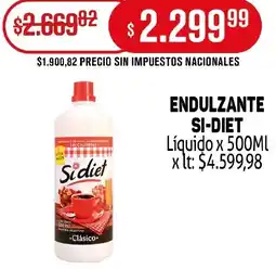 Makro Sidiet endulzante líquido oferta