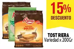 Makro Riera tost variedad oferta