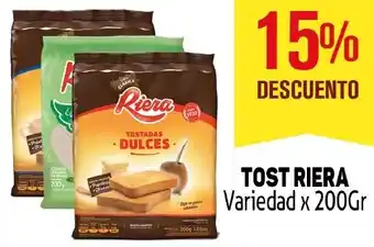 Makro Riera tost variedad oferta