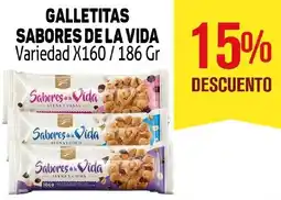 Makro Sabores de la vida galletitas variedad oferta