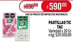 Makro Tic tac pastillas variedad oferta