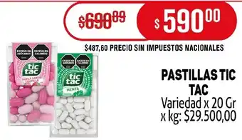 Makro Tic tac pastillas variedad oferta