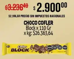 Makro Choco cofler block oferta
