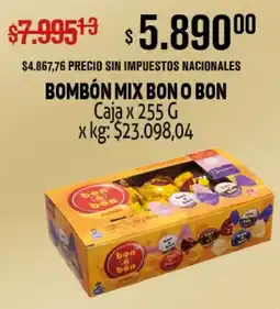 Makro Bombón mix bon o bon caja oferta