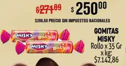 Makro Misky gomitas rollo oferta