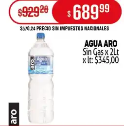 Makro Agua sin gas oferta