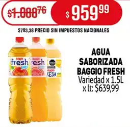 Makro Baggio fresh agua saborizada variedad oferta