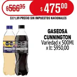 Makro Cunnington gaseosa variedad oferta