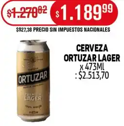 Makro Ortuzar lager cerveza oferta