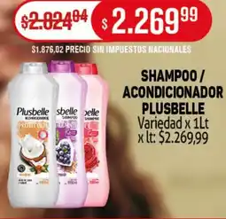 Makro Plusbelle shampoo / acondicionador oferta