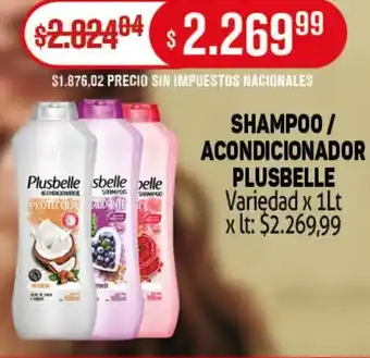 Makro Plusbelle shampoo / acondicionador oferta