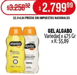 Makro Algabo gel variedad oferta