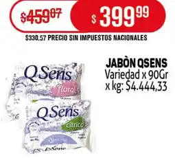 Makro Qsens jabón variedad oferta