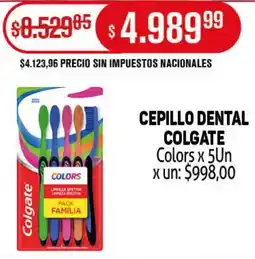 Makro Colgate cepillo dental colors oferta