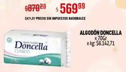 Makro Doncella algodón oferta