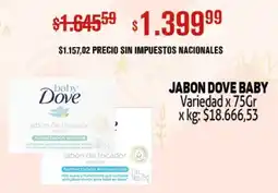 Makro Dove baby jabon variedad oferta
