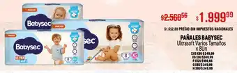 Makro Babysec pañales ultrasoft varios tamaños oferta