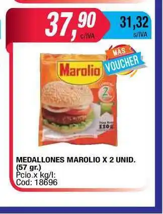 Maxiconsumo Medallones Marolio x 2 Unid. 57gr oferta