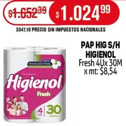 Makro Higienol fresh pap hig s/h oferta