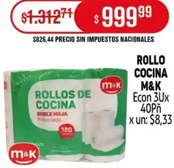 Makro M&K rollo cocina oferta