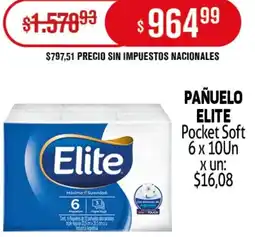 Makro Elite pañuelo pocket soft oferta
