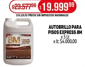 Makro Autobrillo para pisos express oferta