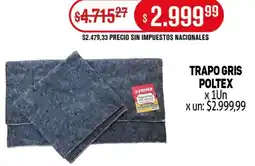 Makro Poltex trapo gris oferta