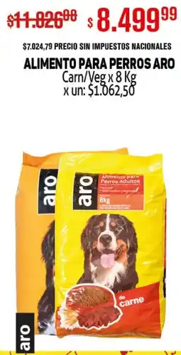 Makro Aro alimento para perros carn/veg oferta