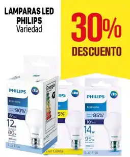 Makro Philips lamparas led variedad oferta