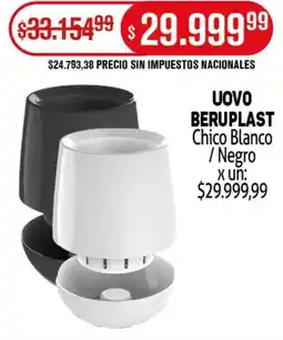 Makro Uovo beruplast chico blanco /negro oferta