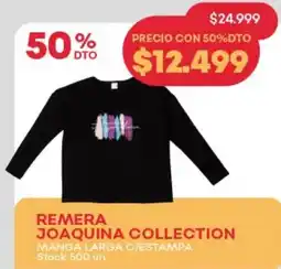 Supermercados Tadicor Remera joaquina collection oferta