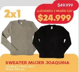 Supermercados Tadicor Sweater mujer joaquina oferta