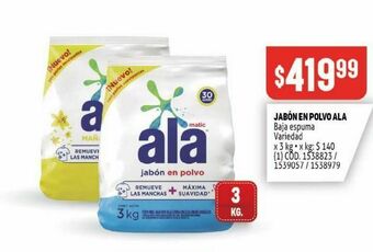 Makro Jabón en polvo ala oferta