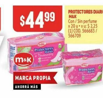 Makro Protectores femeninos m&k oferta