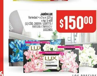 Makro Jabón lux oferta